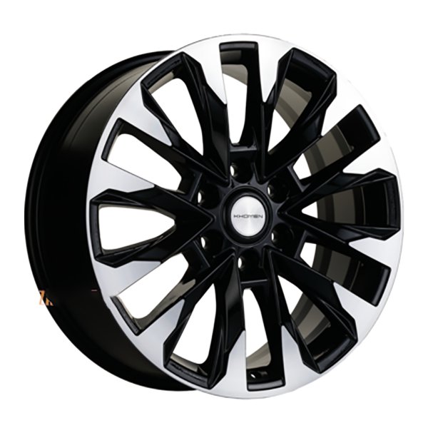 

Колесный диск Khomen Wheels 9,5x21/5x112 ET37 D66,6 KHW2101 (Front) Gray WHS505565, Черный;серебристый