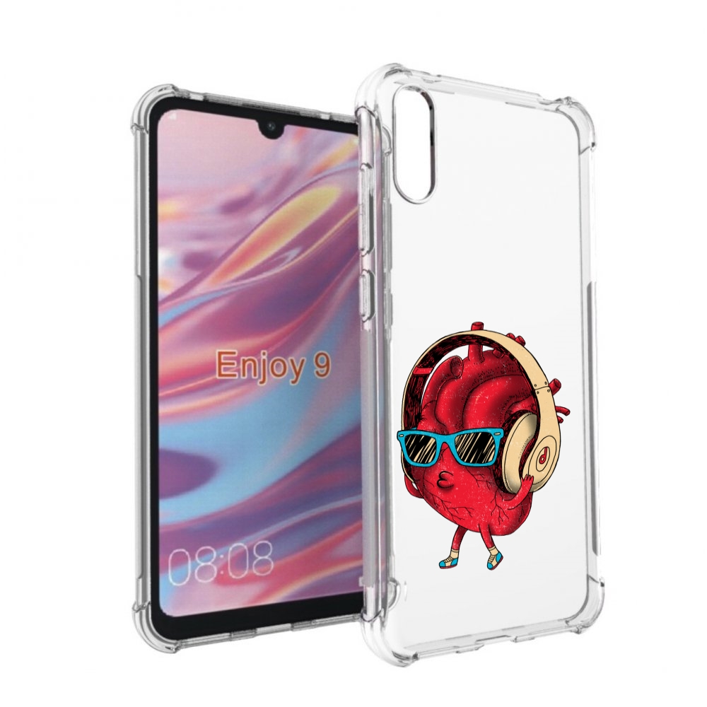 

Чехол бампер MyPads слушай сердце для Huawei Enjoy 9., Прозрачный, Tocco