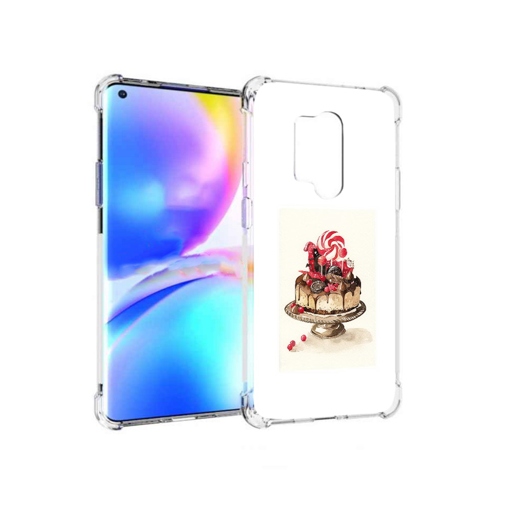 

Чехол MyPads Tocco для OnePlus 8 Pro вкусный торт (PT148281.139.262), Прозрачный, Tocco