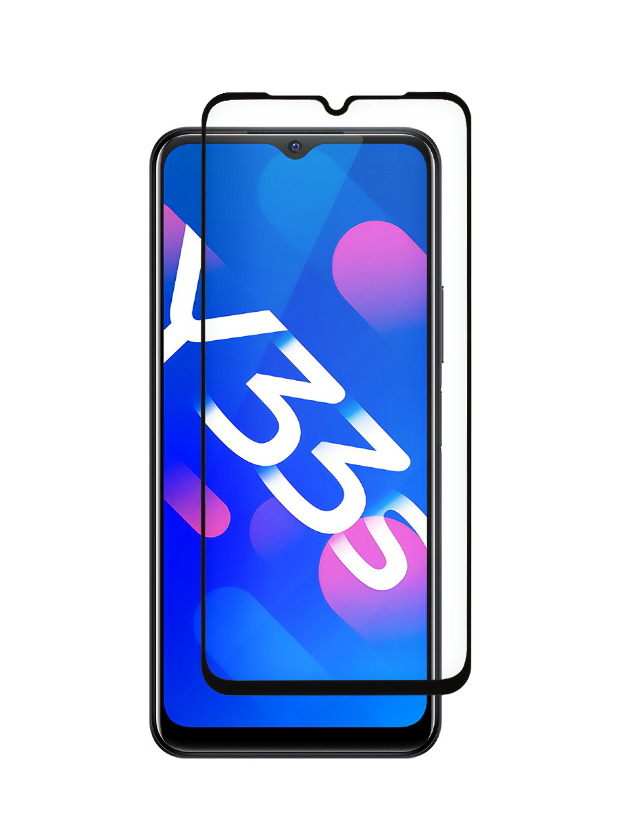 

Защитное стекло 5D для Vivo Y33s черный, с рамкой, ZTG-5D-VIV-Y33S