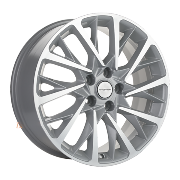

Колесный диск Khomen Wheels 6,5x16/5x114,3 ET44 D67,1 KHW1611 Black-FP WHS507234, Серый;серебристый