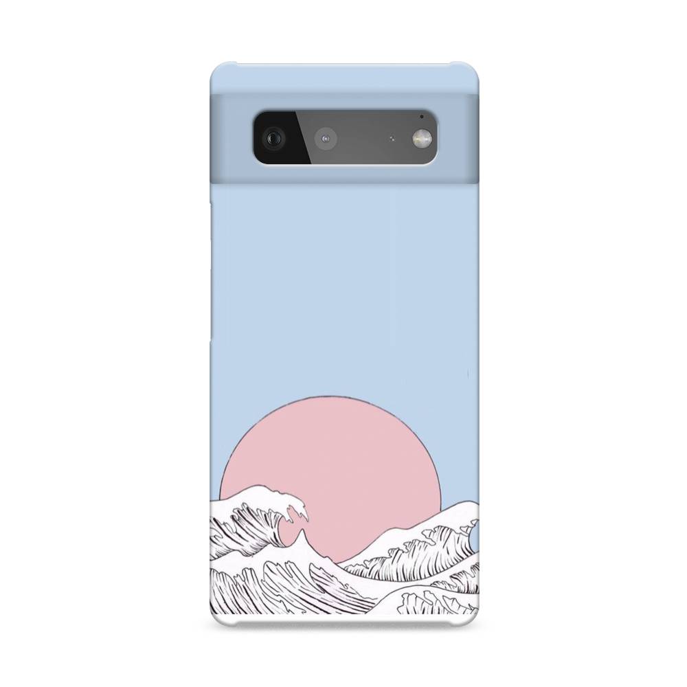 фото Пластиковый чехол "японское солнце" на google pixel 6 awog