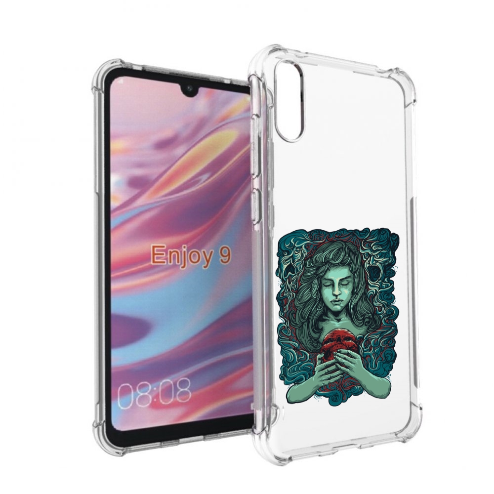 

Чехол бампер MyPads спящая девушка для Huawei Enjoy 9., Прозрачный, Tocco