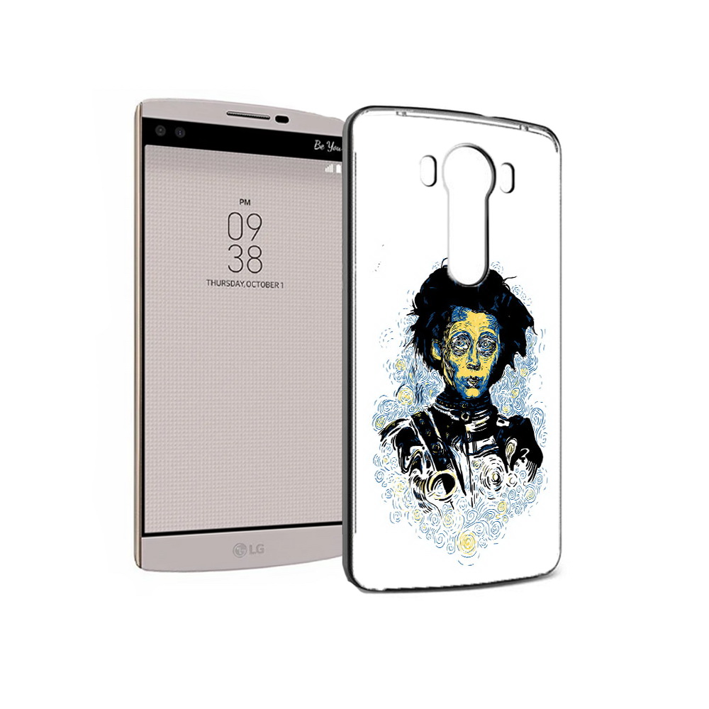 

Чехол MyPads Tocco для LG V10 парень черно-белый абстракция (PT25325.78.535), Прозрачный, Tocco