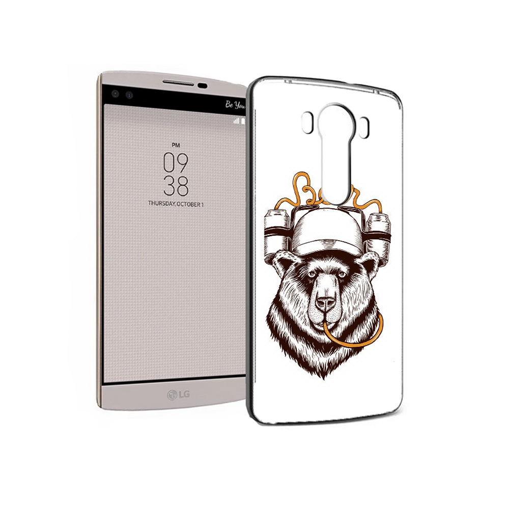 

Чехол MyPads Tocco для LG V10 пивной медведь (PT25325.78.538), Прозрачный, Tocco
