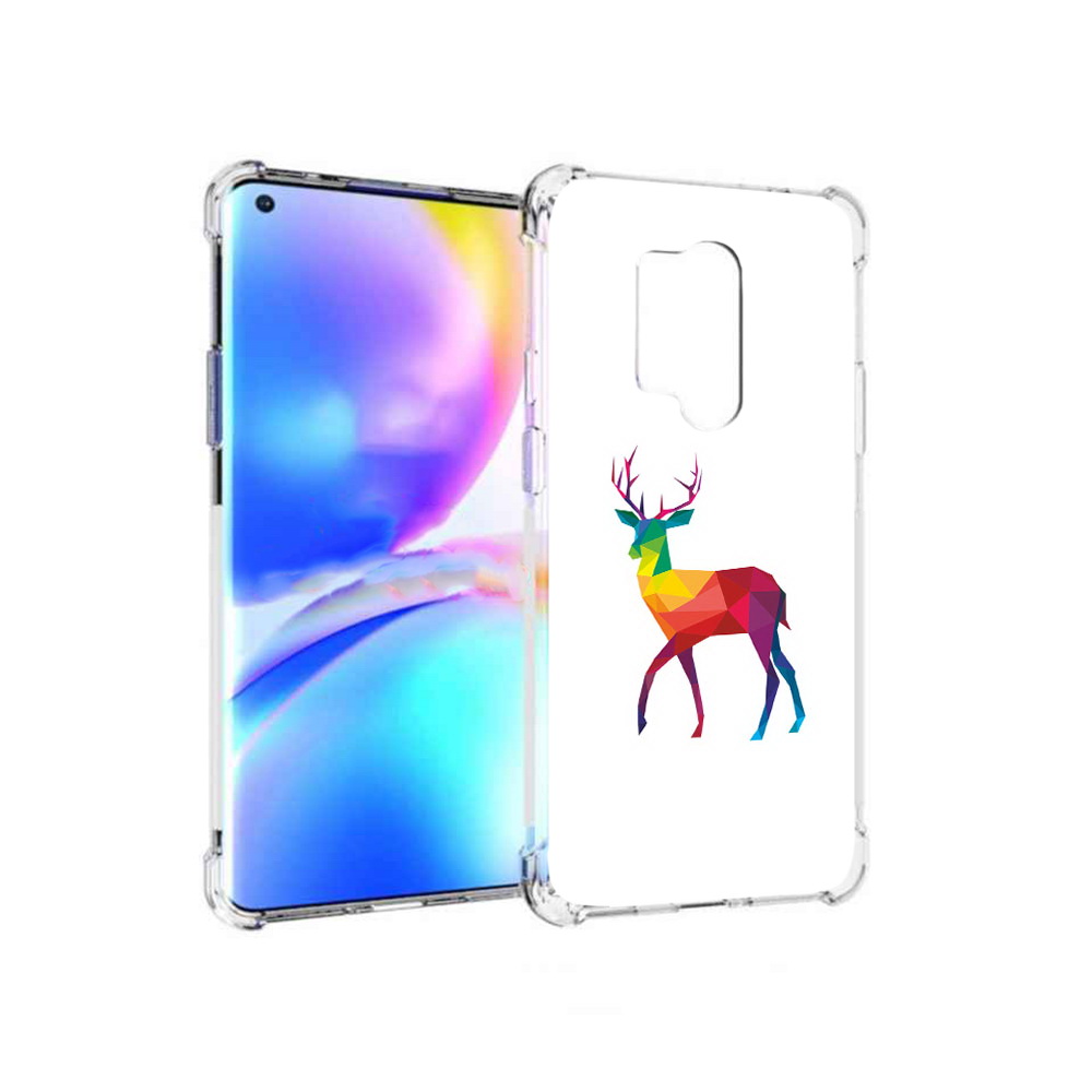 

Чехол MyPads Tocco для OnePlus 8 Pro геометрический олень (PT148281.139.286), Прозрачный, Tocco