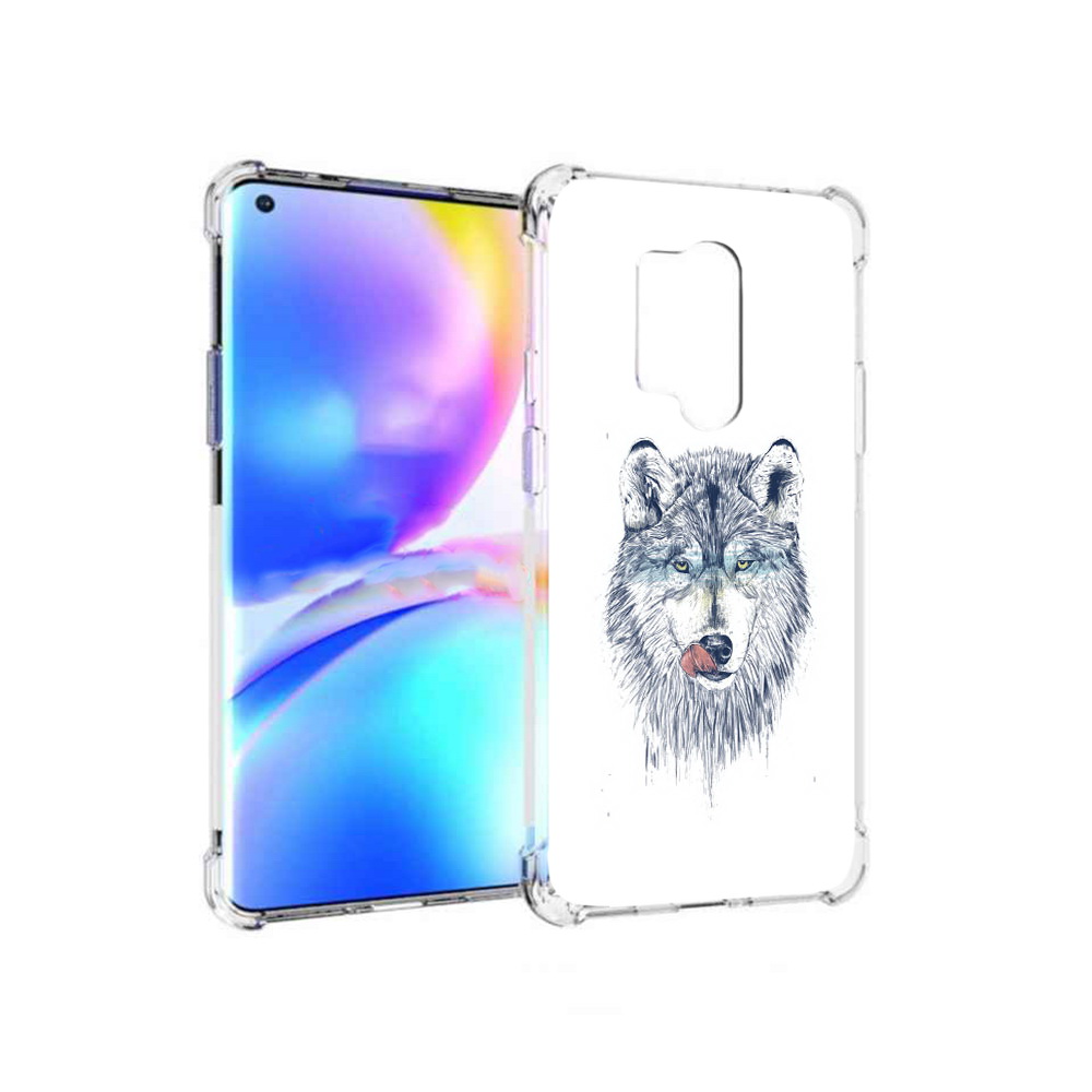 

Чехол MyPads Tocco для OnePlus 8 Pro голодгый волк (PT148281.139.292), Прозрачный, Tocco