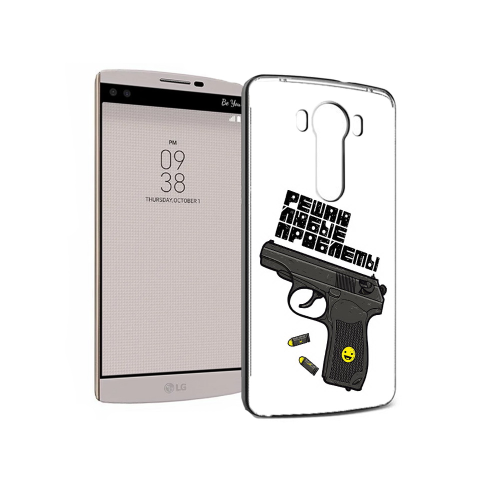 

Чехол MyPads Tocco для LG V10 пистолет против проблем (PT25325.78.542), Прозрачный, Tocco