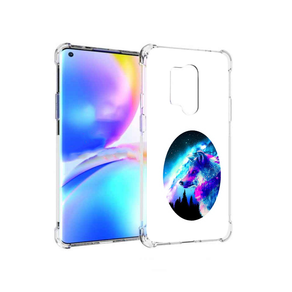 

Чехол MyPads Tocco для OnePlus 8 Pro голубой волк (PT148281.139.293), Прозрачный, Tocco