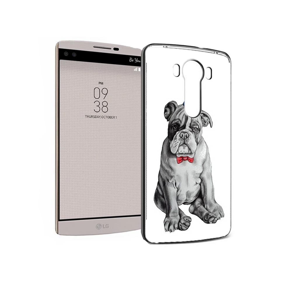 

Чехол MyPads Tocco для LG V10 праздничный щенок (PT25325.78.554), Прозрачный, Tocco