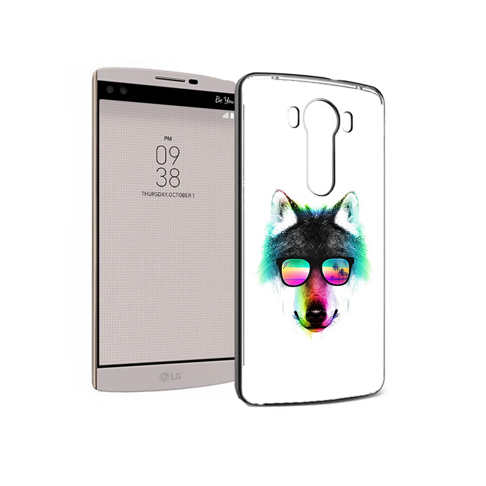 

Чехол MyPads Tocco для LG V10 радужный волк (PT25325.78.567), Прозрачный, Tocco