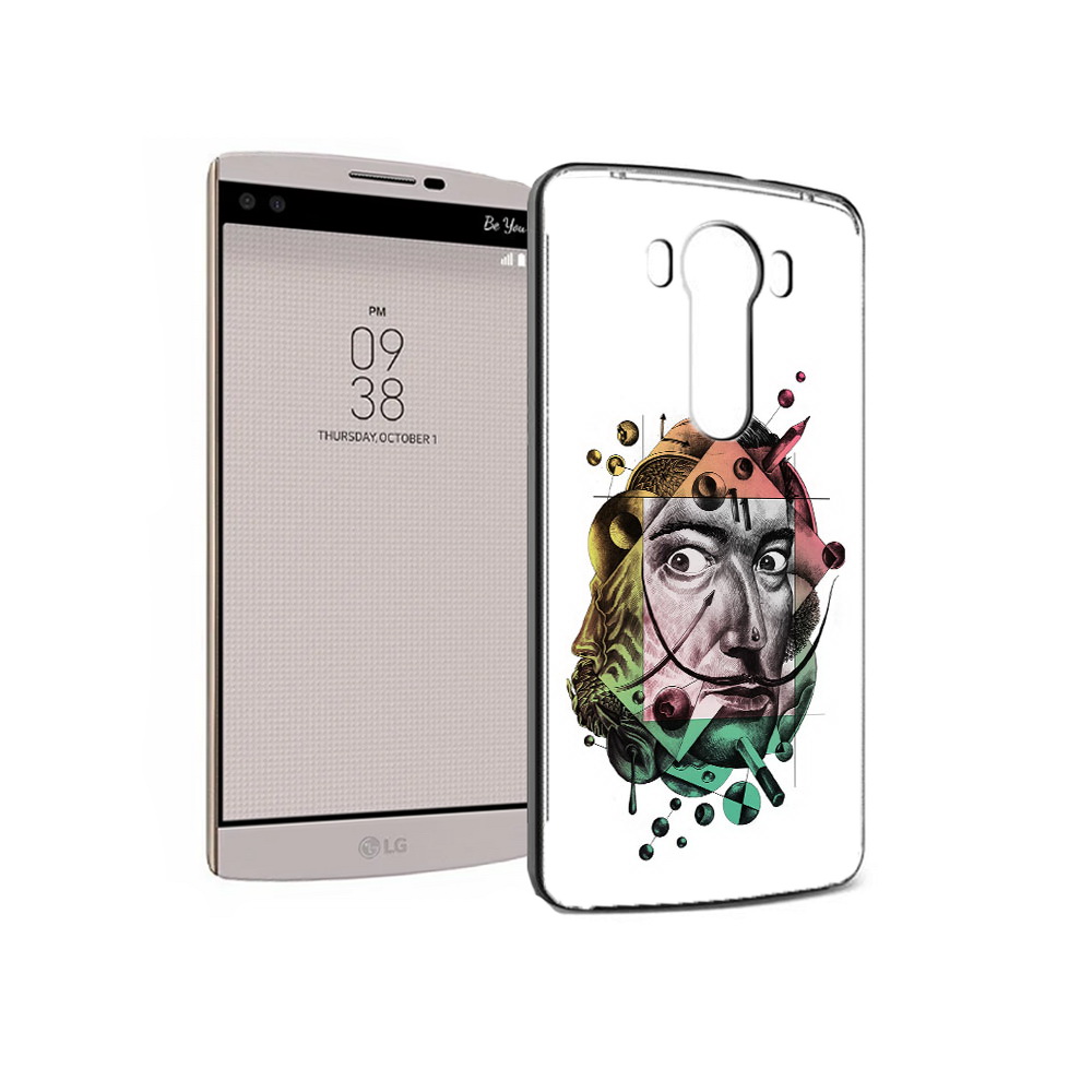 

Чехол MyPads Tocco для LG V10 разноцветное лицо абстракция (PT25325.78.570), Прозрачный, Tocco