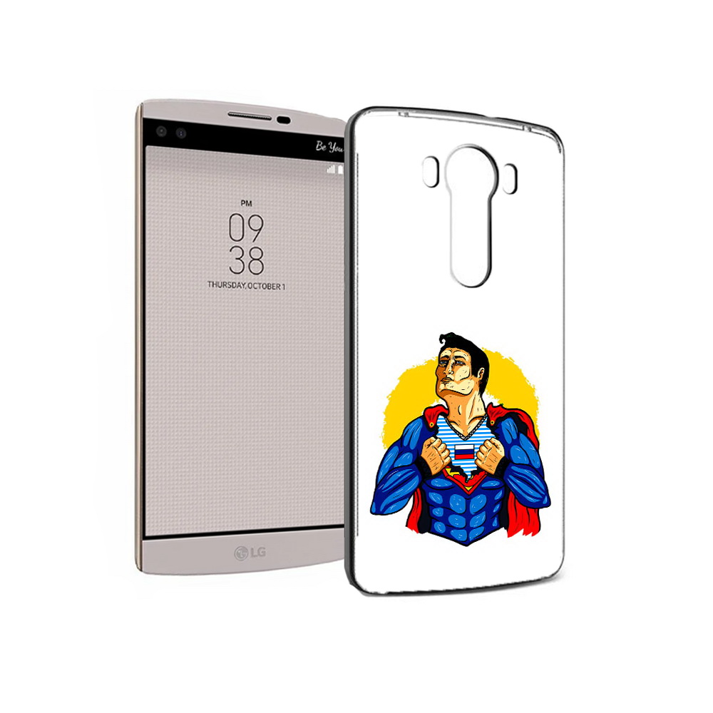 

Чехол MyPads Tocco для LG V10 русский супермен (PT25325.78.591), Прозрачный, Tocco