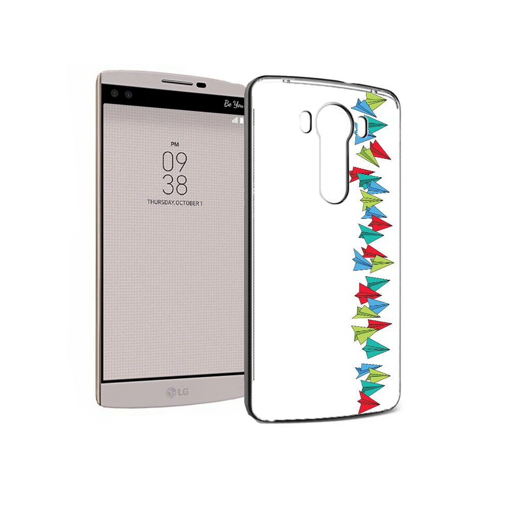 

Чехол MyPads Tocco для LG V10 самолетики из листочков (PT25325.78.593), Прозрачный, Tocco