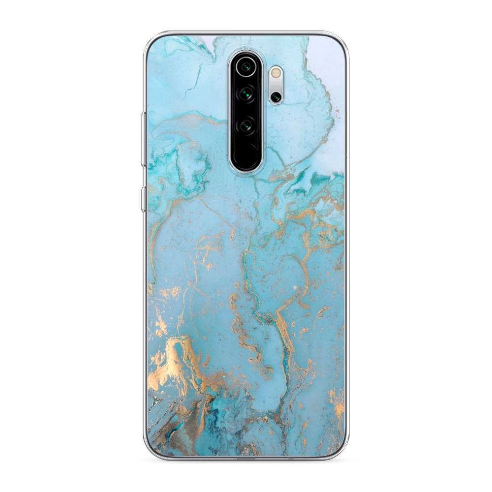 фото Чехол awog "голубой мрамор рисунок" для xiaomi redmi note 8 pro