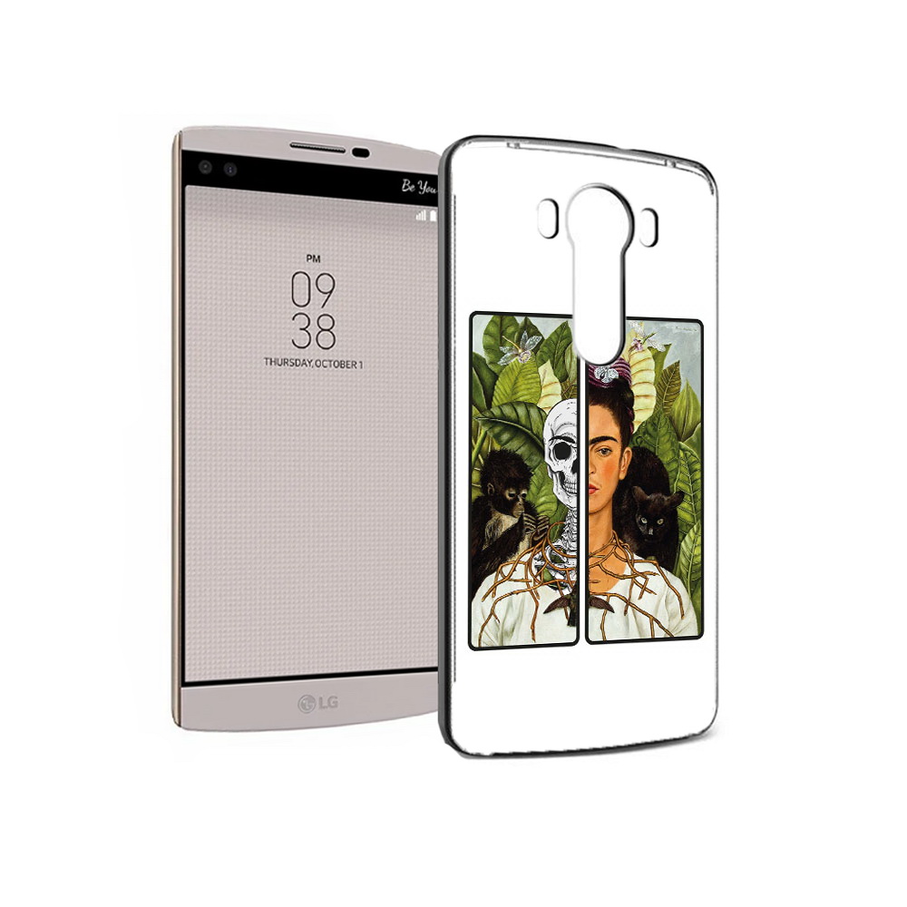 

Чехол MyPads Tocco для LG V10 сдвоенная картинка девушка скелет (PT25325.78.595), Прозрачный, Tocco