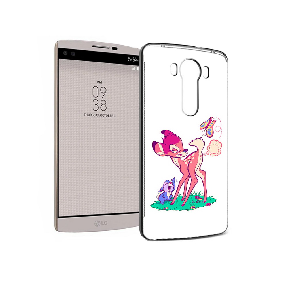 

Чехол MyPads Tocco для LG V10 смешной олененок (PT25325.78.610), Прозрачный, Tocco