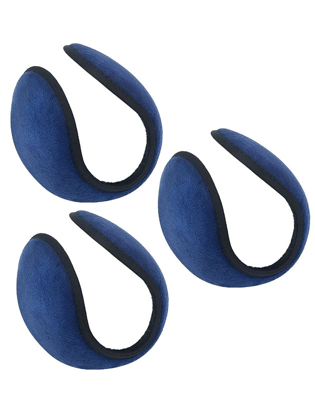 Комплект утепленных наушников унисекс COSY ЮВ_В3-116 ярко-синий, one size