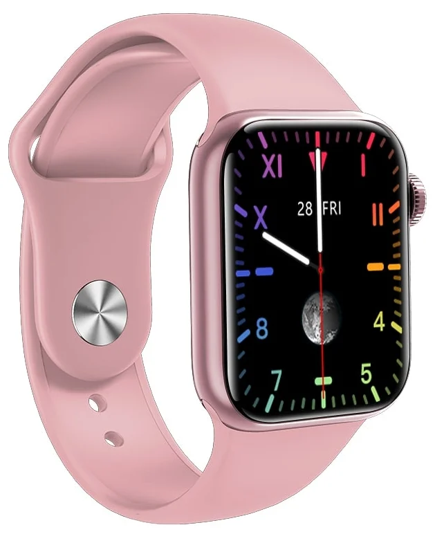 фото Умные смарт часы 2021, smart watch m16 plus / розовый