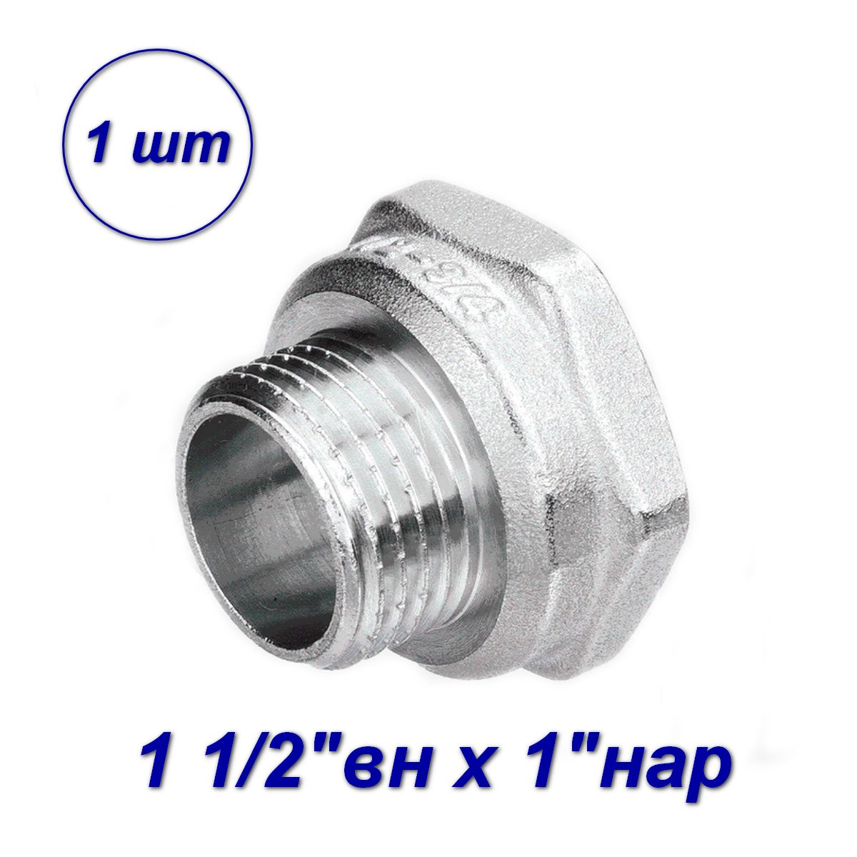 фото Переходник aqualink 1"нар x1 1/2"вн резьбовой для труб 02370-sb