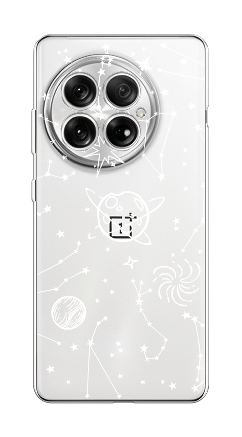 

Чехол на OnePlus 13 Планеты в космосе, Белый, 155350-1