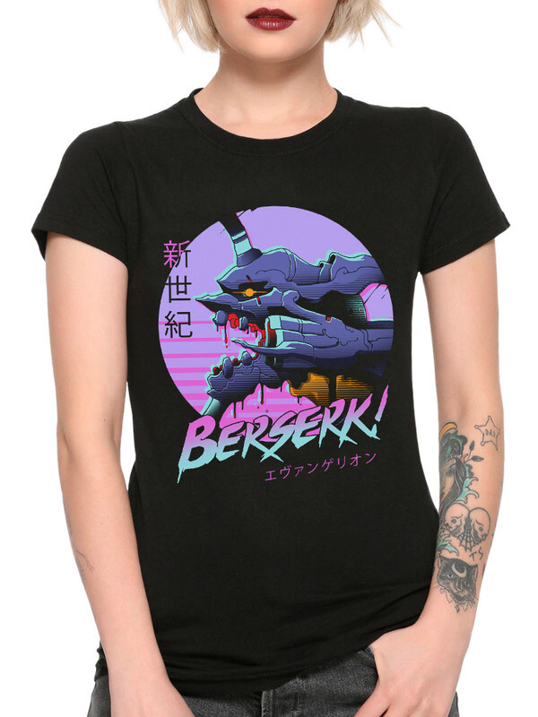 фото Футболка женская dream shirts евангелион - evangelion черная 2xl