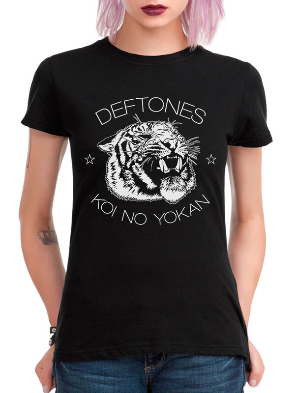 фото Футболка женская dream shirts deftones черная l