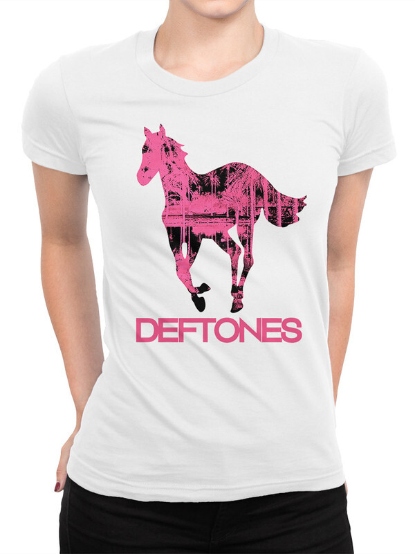 

Футболка женская Dream Shirts Deftones белая 2XL, Deftones