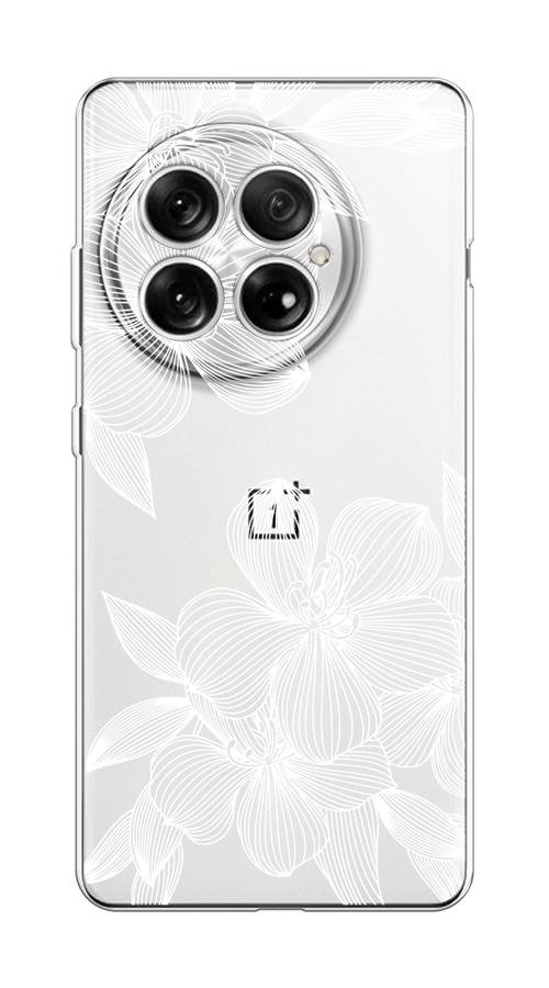 

Чехол на OnePlus 13 Крокус, Белый;прозрачный, 155350-1