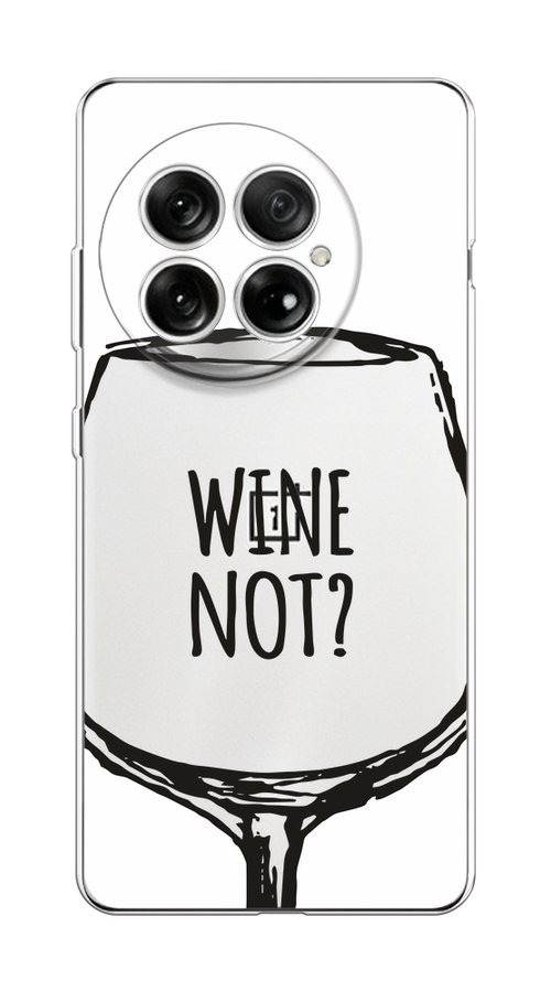 

Чехол на OnePlus 13 Wine not white, Белый, 155350-1