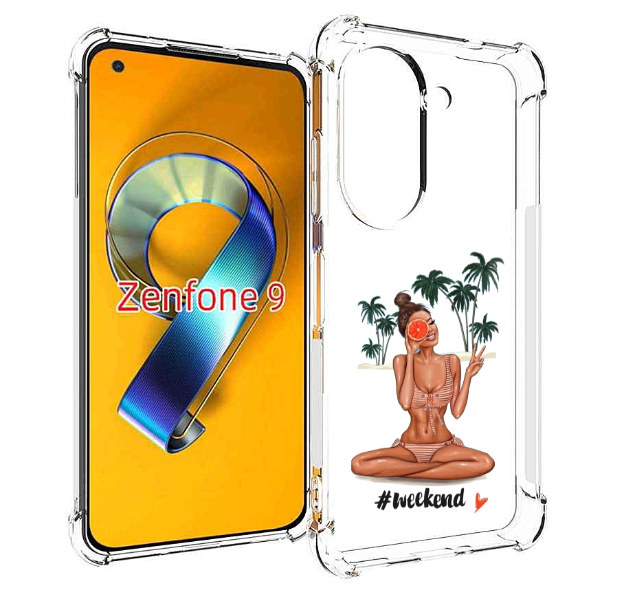 

Чехол MyPads Weekend для Asus Zenfone 9 (AI2202), Прозрачный, Tocco