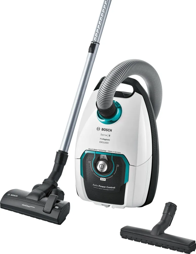 

Пылесос Bosch ProHygienic BGL8HYG1 белый, ProHygienic BGL8HYG1