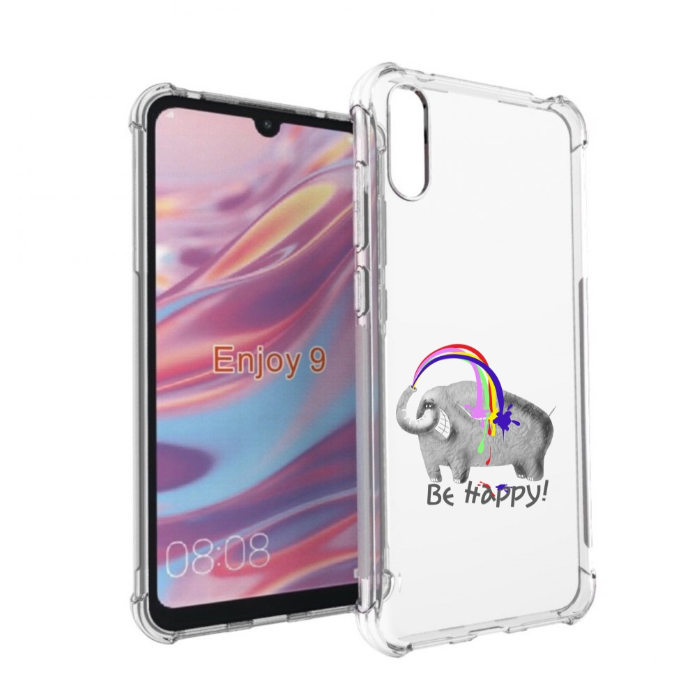 

Чехол бампер MyPads счастливый слон для Huawei Enjoy 9., Прозрачный, Tocco