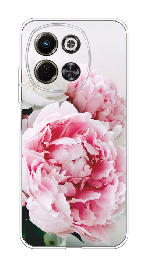 

Чехол на Tecno Spark 30 5G Розовые и белые пионы, Розовый;белый, 309750-1