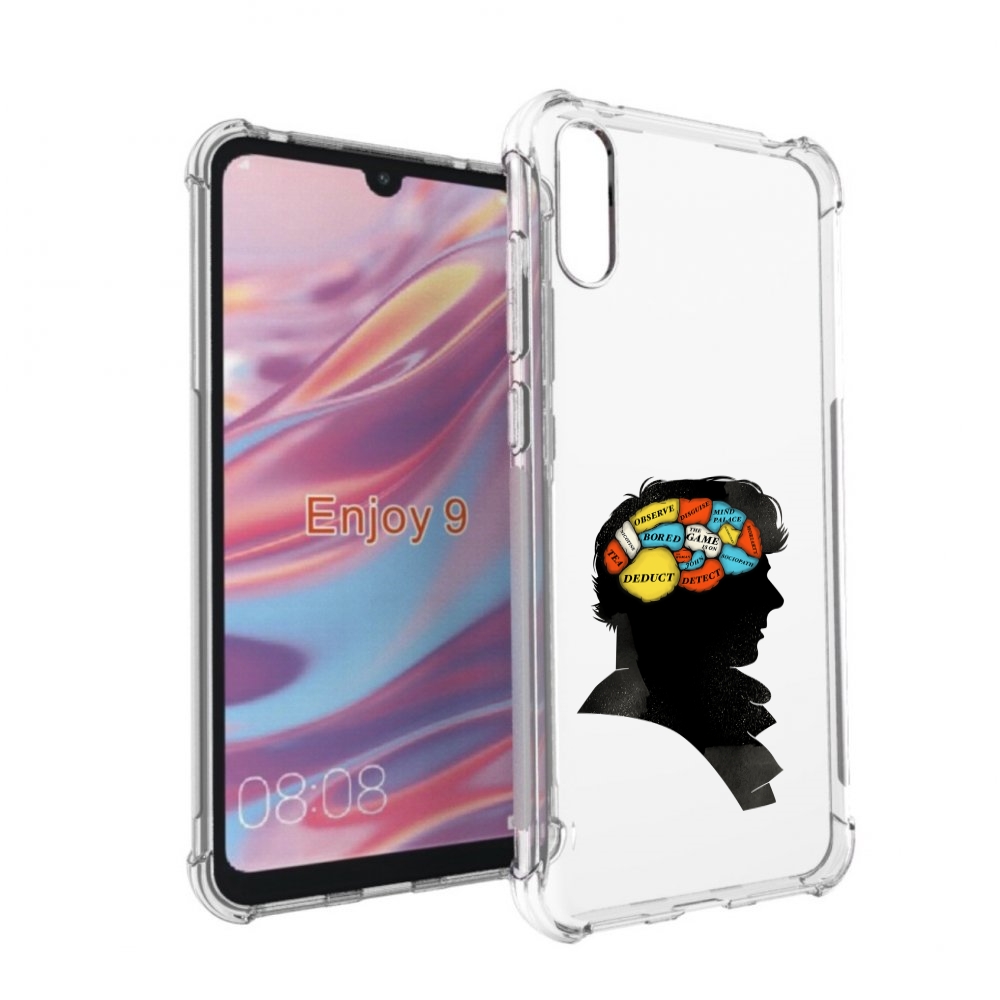

Чехол бампер MyPads темный рисунок для Huawei Enjoy 9., Прозрачный, Tocco