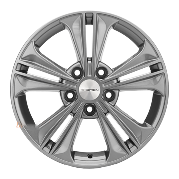 

Колесный диск Khomen Wheels 6x16/5x114,3 ET43 D67,1 KHW1603 G-Silver WHS498100, Серый