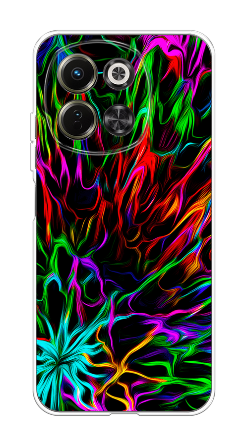 

Чехол на Tecno Spark 30 5G Разноцветные разводы, Голубой;зеленый;оранжевый, 309750-1