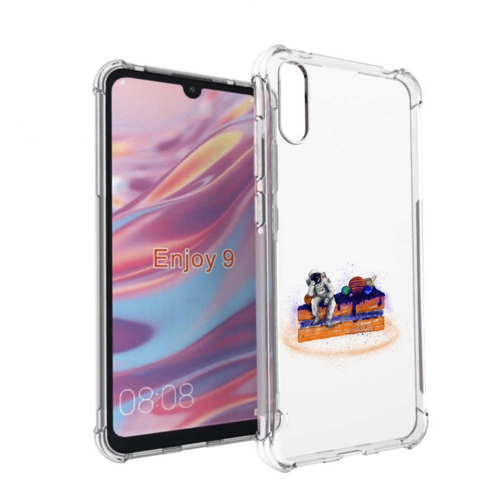 

Чехол бампер MyPads торт с планетами для Huawei Enjoy 9., Прозрачный, Tocco