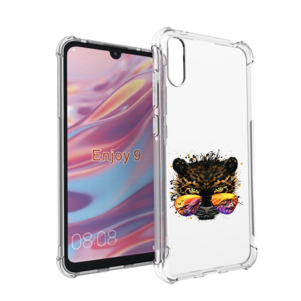 

Чехол бампер MyPads тропический леопард для Huawei Enjoy 9., Прозрачный, Tocco