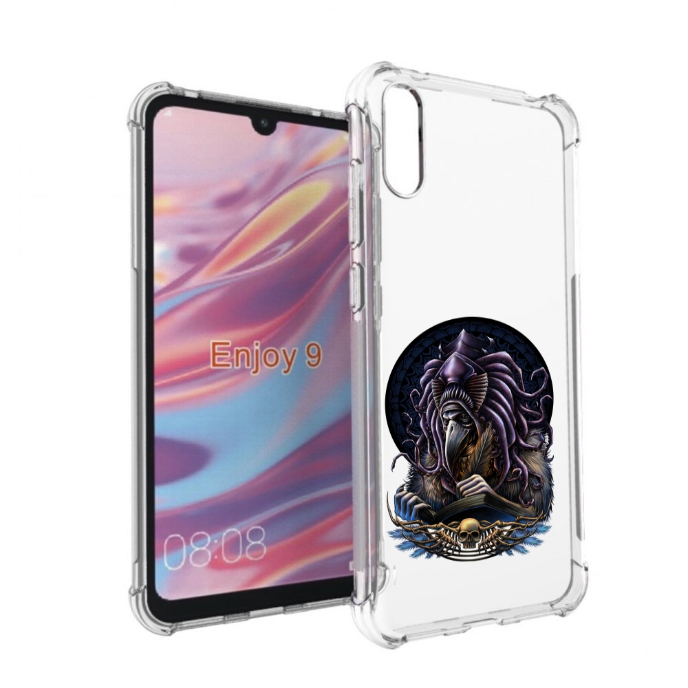 

Чехол бампер MyPads умный ворон для Huawei Enjoy 9., Прозрачный, Tocco