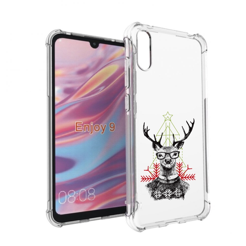 

Чехол бампер MyPads умный олень для Huawei Enjoy 9., Прозрачный, Tocco