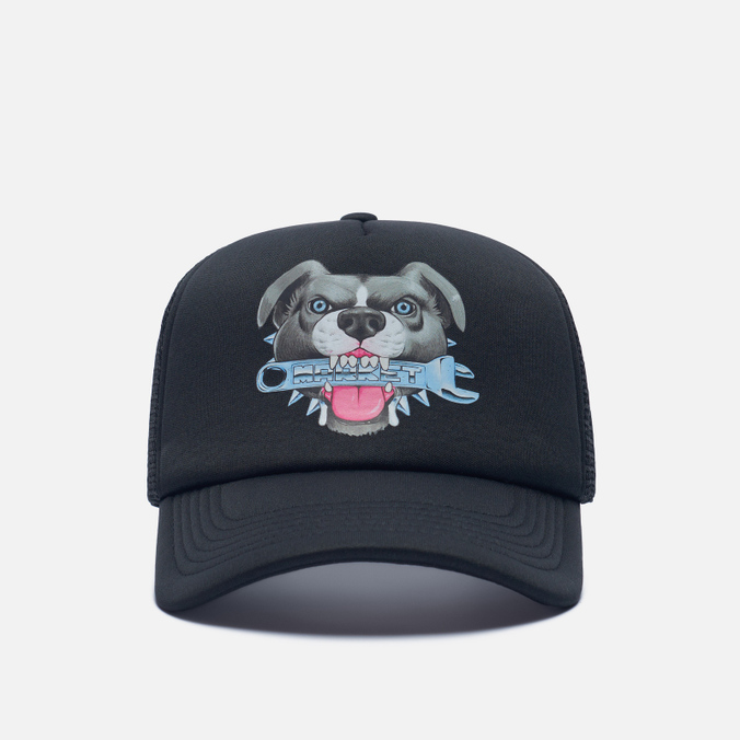 Кепка MARKET Junkyard Dog Trucker чёрный, Размер ONE SIZE