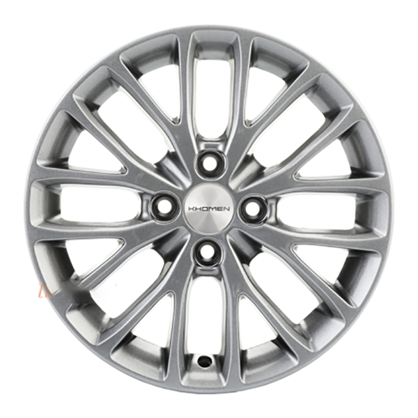 

Колесный диск Khomen Wheels 7x17/5x112 ET43 D57,1 KHW1712 G-Silver WHS498069, Серебристый
