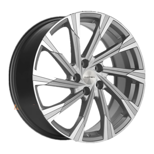 

Колесный диск Khomen Wheels 7x17/5x112 ET43 D57,1 KHW1712 Gray WHS506035, Серый;серебристый