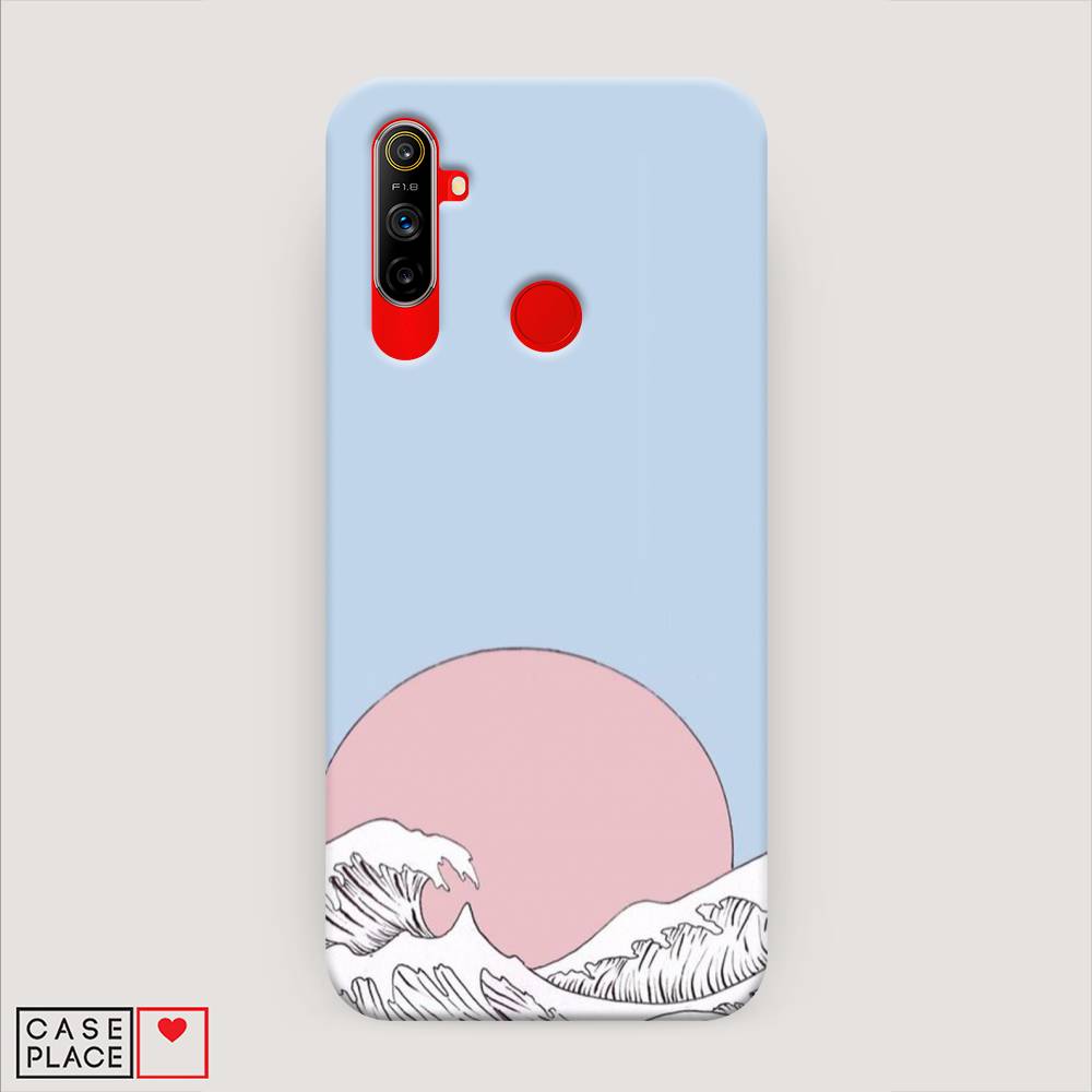 

Пластиковый чехол "Японское солнце" на Realme C3, 253020-7