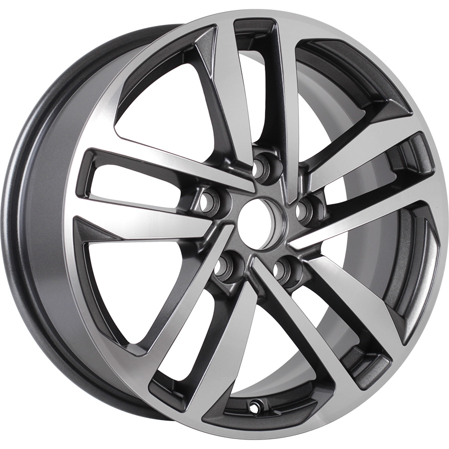 фото Колесный диск khomen khw1612 6.5xr16 5x114.3 et45 dia60.1 gray_fp khomen wheels