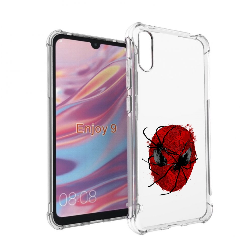 Чехол бампер MyPads человек паук для Huawei Enjoy 9.