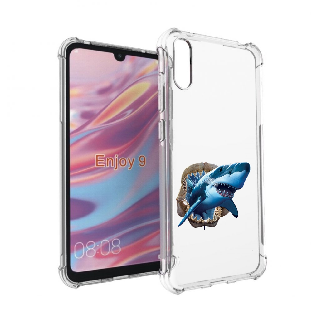 

Чехол бампер MyPads челюсти для Huawei Enjoy 9., Прозрачный, Tocco