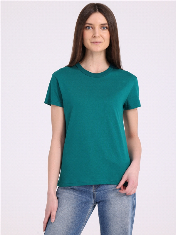 

Футболка женская Апрель ф269001000Р4 синяя 100/164, Синий, ф269001000Р4