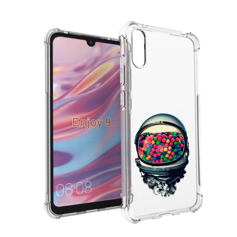 

Чехол бампер MyPads шлем космонавта для Huawei Enjoy 9., Прозрачный, Tocco